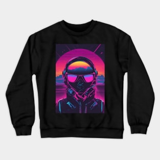 Retro 80s Driver Racer Synthwave Cyberpunk Pop Crewneck Sweatshirt